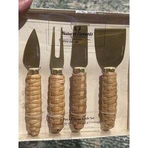 New Cheese Knife Set Natural Elements
